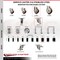 Service Caster 4 Inch 316SS Maroon Polyurethane Swivel 1-5/8 Inch Expanding Stem Caster Set SCC SCC-SS316EX20S414-PPUB-MRN-158-4 - alternate 2